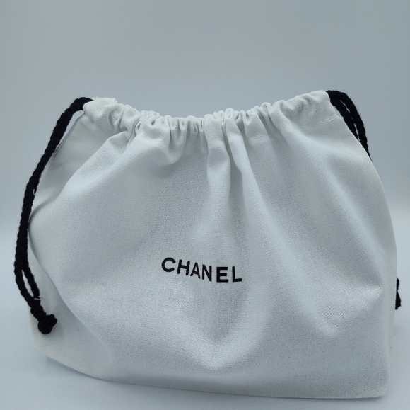 unbranded Other - CHANEL Beauty Large Organic Cotton Drawstring Dust Bag 15"x10"x10" NEW AUTHENTIC
